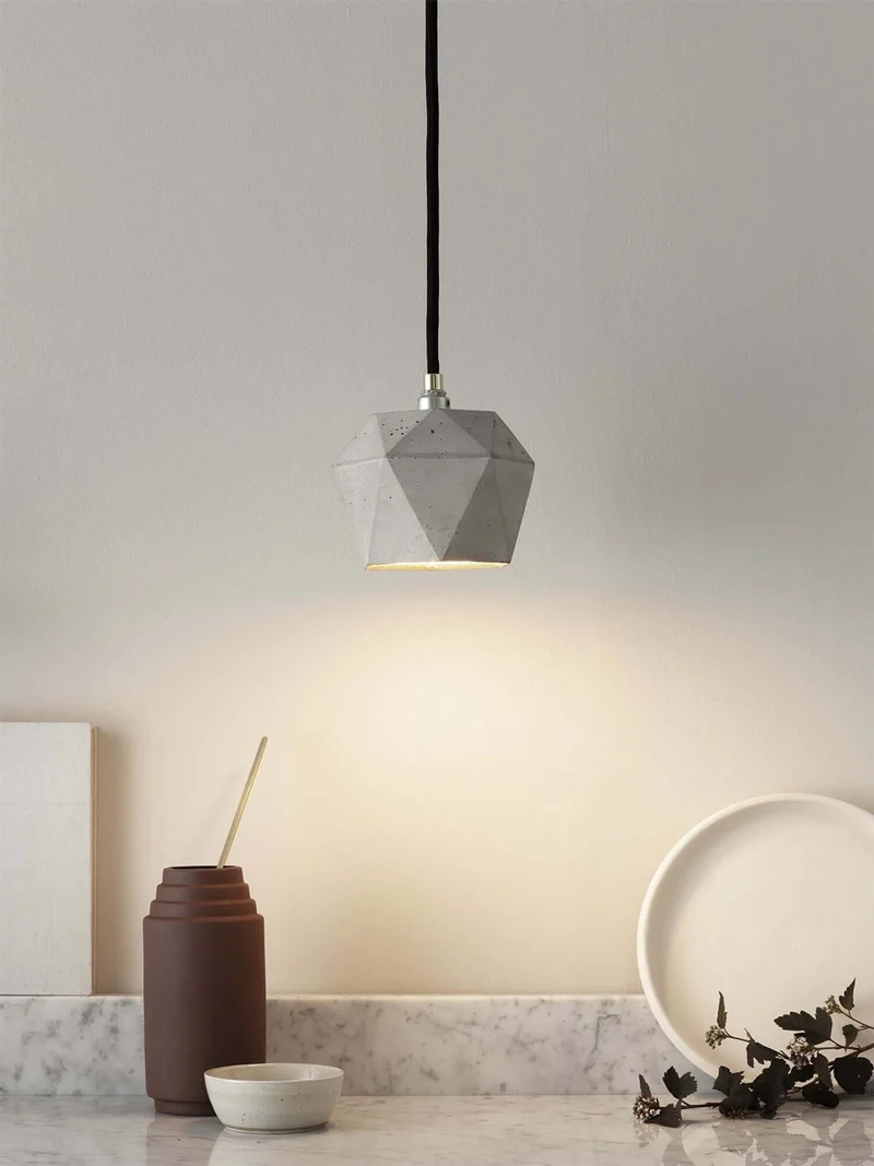 Gantlights T2 Hängelampe Beton dimmbar