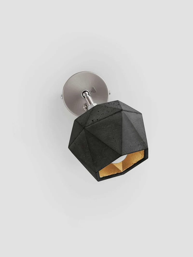 Gantlights T2 Wandspot Beton trianguliert