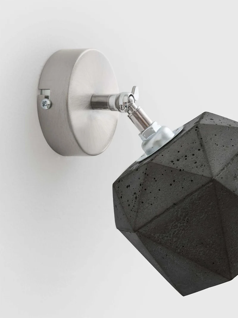 Gantlights T2 Wandspot Beton trianguliert