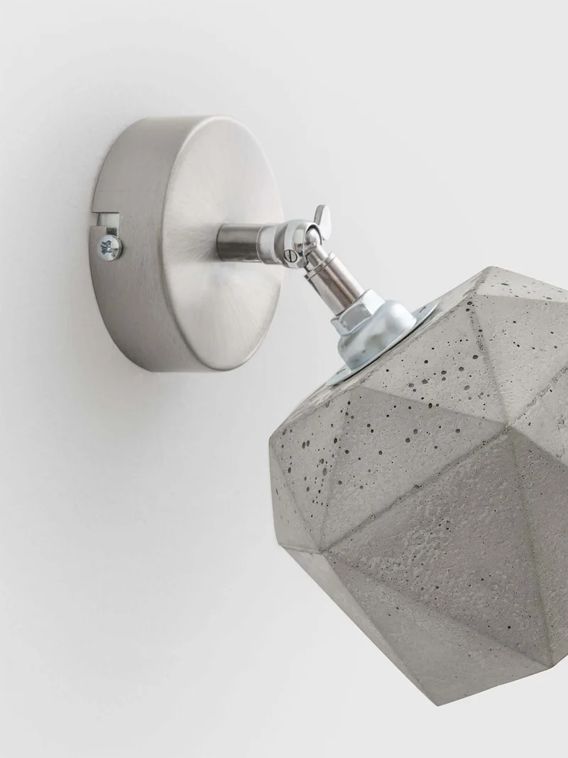 Gantlights T2 Wandspot Beton trianguliert