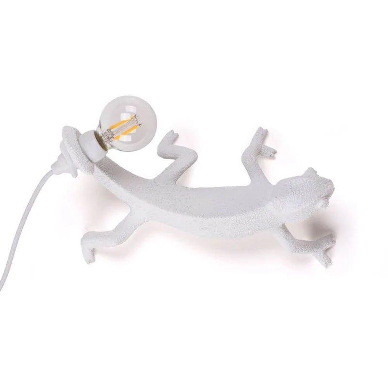 Seletti Chameleon Going Down LED Wandlampe USB Weiß