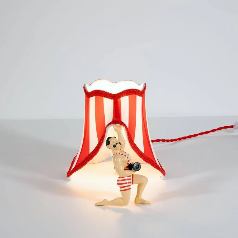 Seletti Circus Super Jimmy Tischleuchte Mehrfarbig