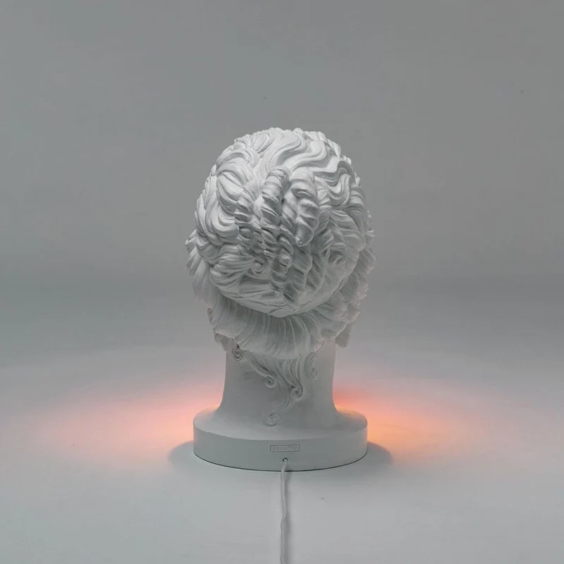 Seletti Grace LED-Tischleuchte Weiß, Pink