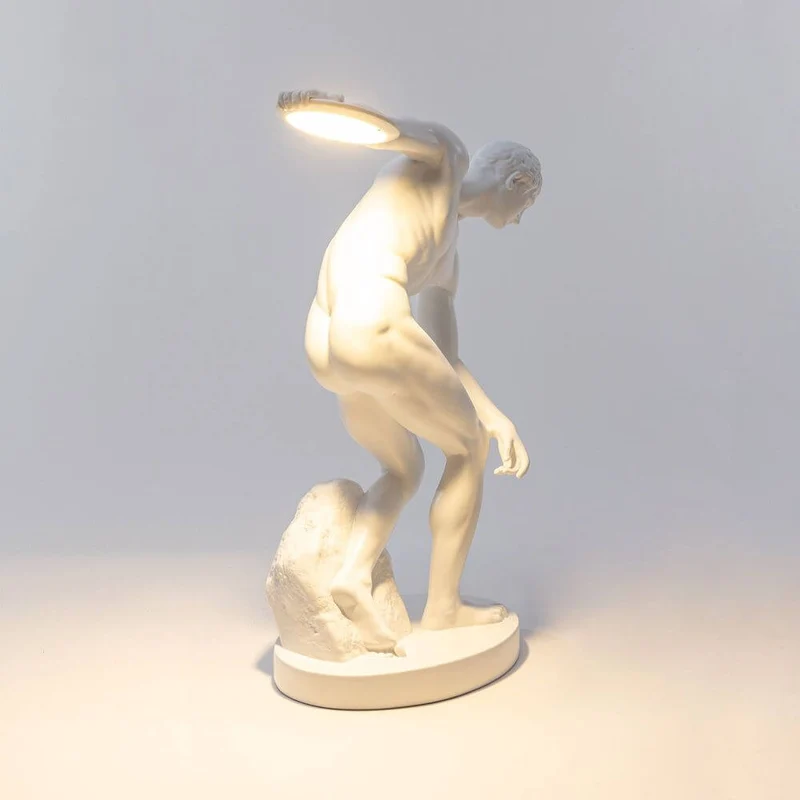 Seletti Discobolux LED-Tischleuchte Warmweiß dimmbar