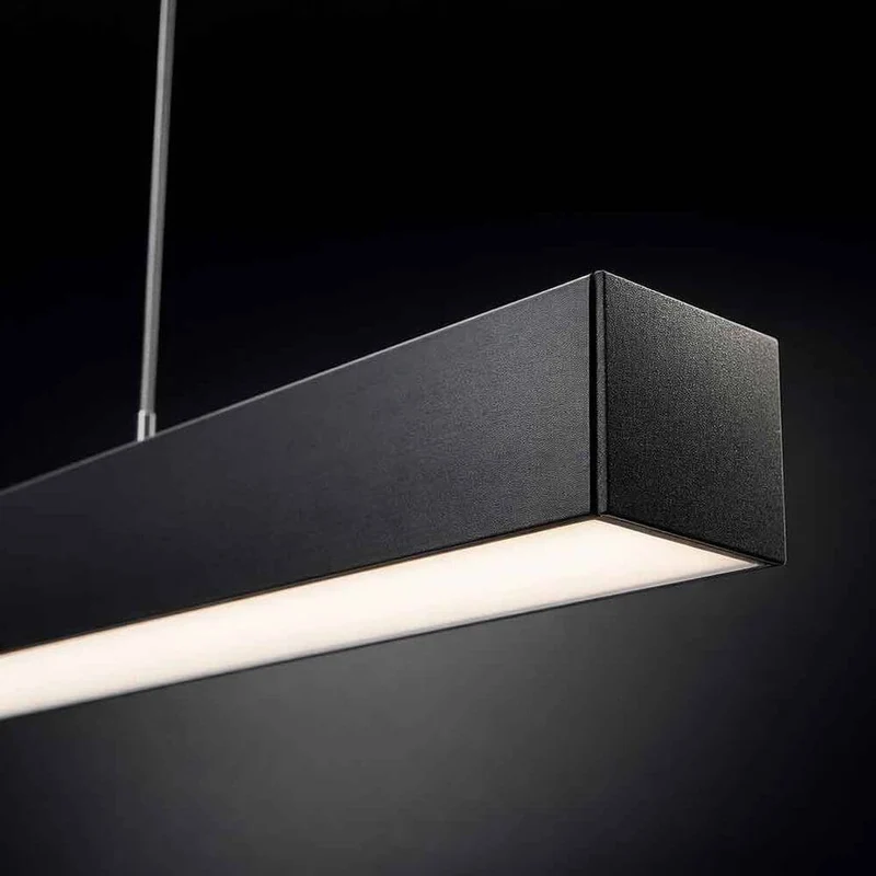 s.luce Oris LED-Linienlampe Büro-Pendelleuchte XL nach Maß 2700K