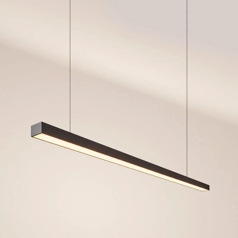s.luce Oris LED-Linienlampe Büro-Pendelleuchte XL nach Maß 2700K