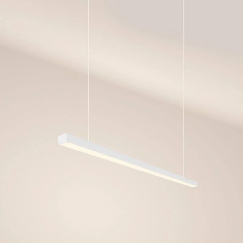 s.luce Oris LED-Linienlampe Büro-Pendelleuchte XL nach Maß 2700K