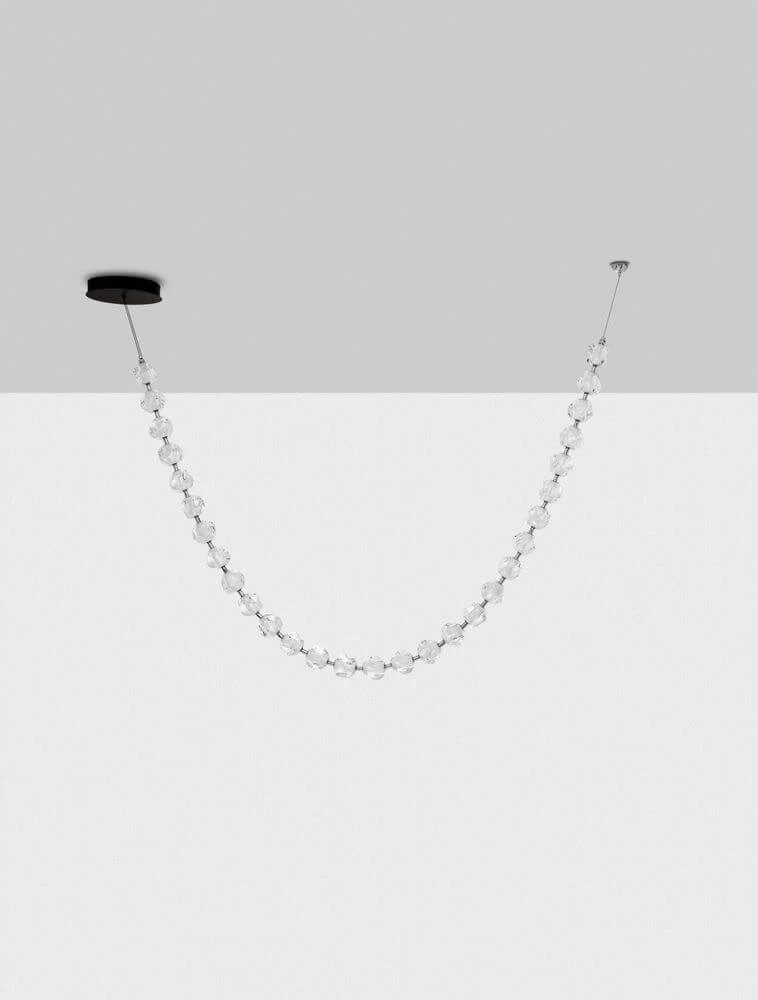 Ifos LED Deckenleuchte 29-flammig 3000K Schwarz, Chrom