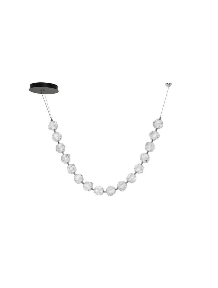 Ifos LED Deckenleuchte 16-flammig 3000K Schwarz, Chrom