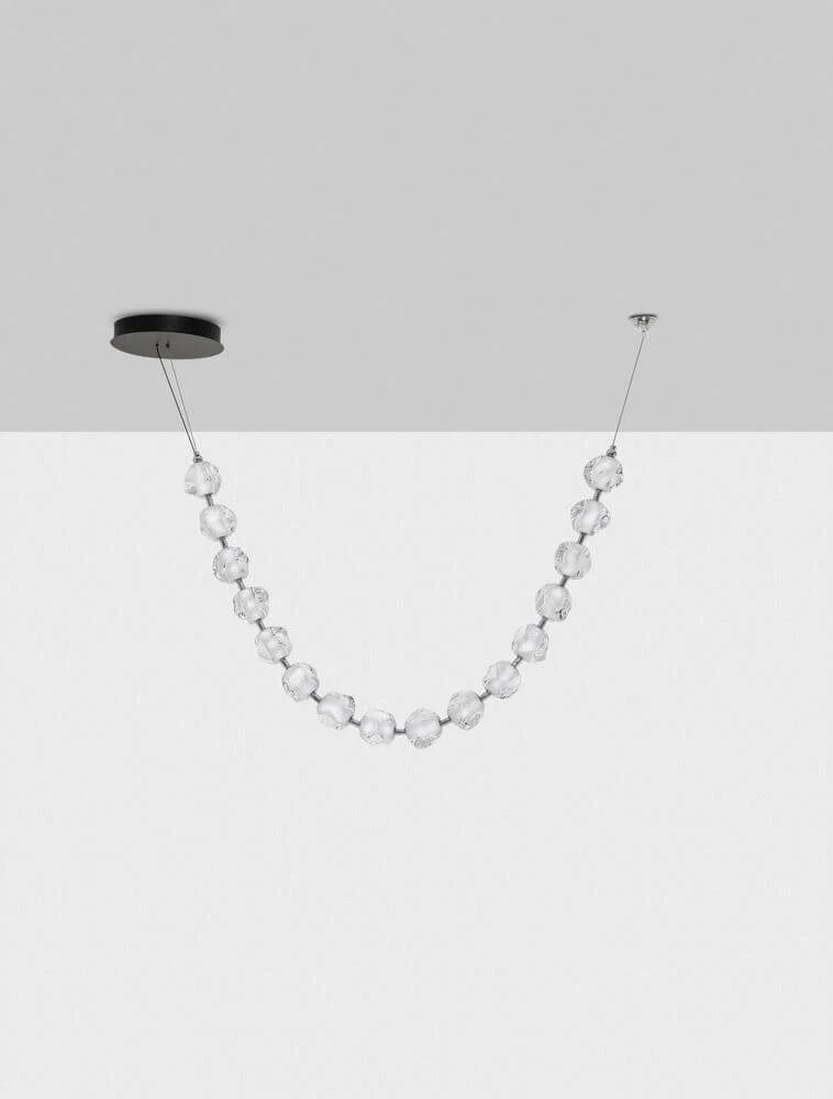 Ifos LED Deckenleuchte 16-flammig 3000K Schwarz, Chrom