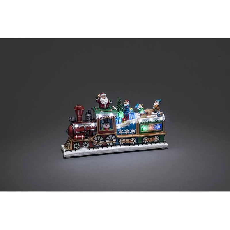LED Weihnachts-Express Animation Weihnachtsliedern batteriebetrieben
