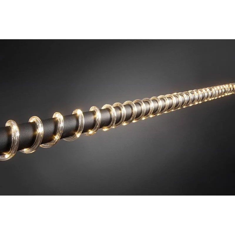LED Lichterschlauch 6m Sensor 96 Warmweiße Dioden IP44