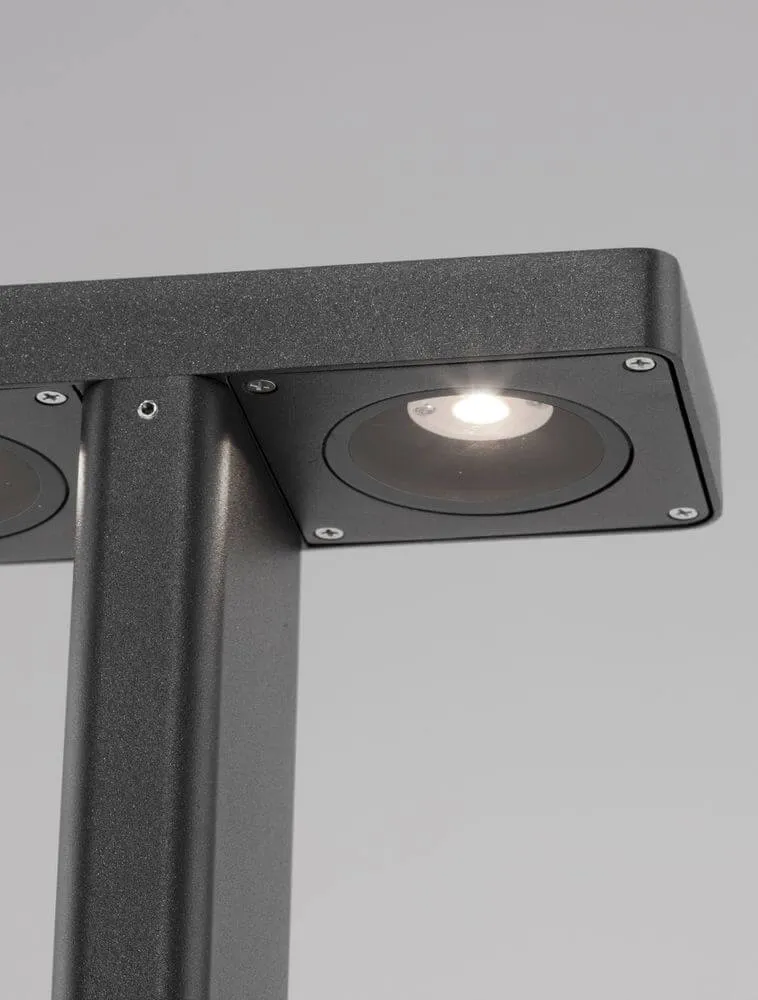 Poet LED Außenwegeleuchte T-Form 3000K Anthrazit IP65