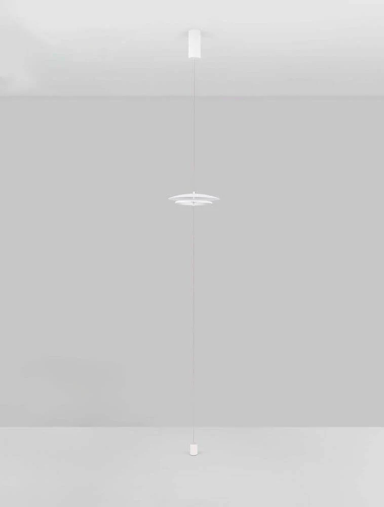Olos LED Deckenleuchte Ø 35cm 3000K Weiß,Chrom