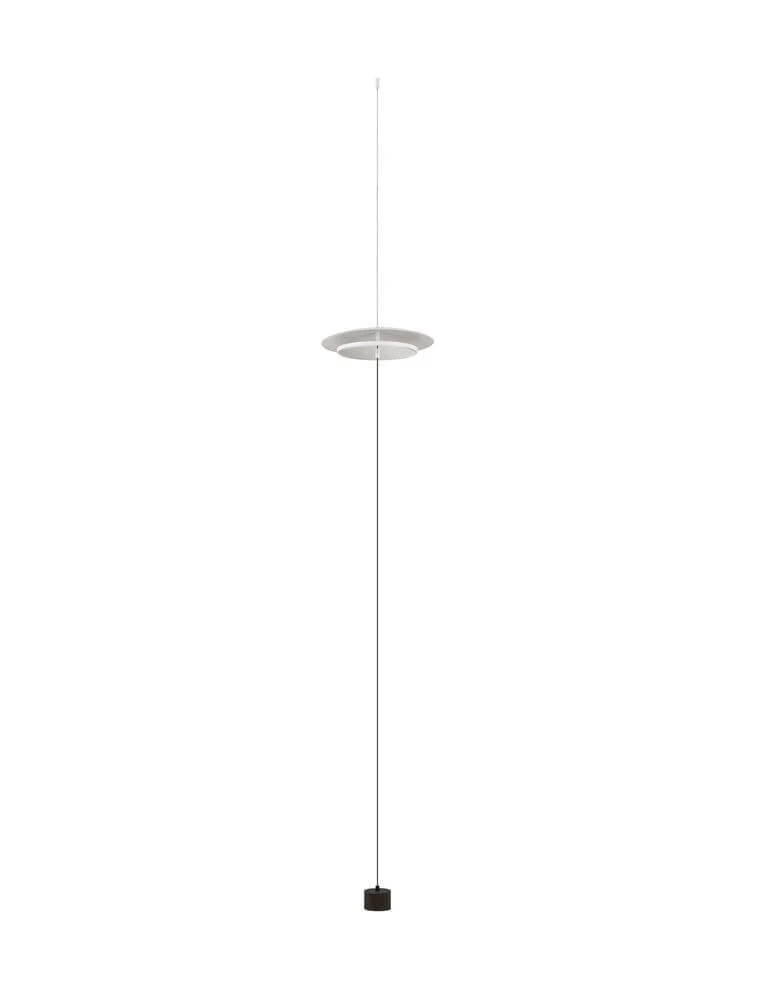 Olos LED Deckenleuchte 3000K Netzstecker Weiß,Chrom