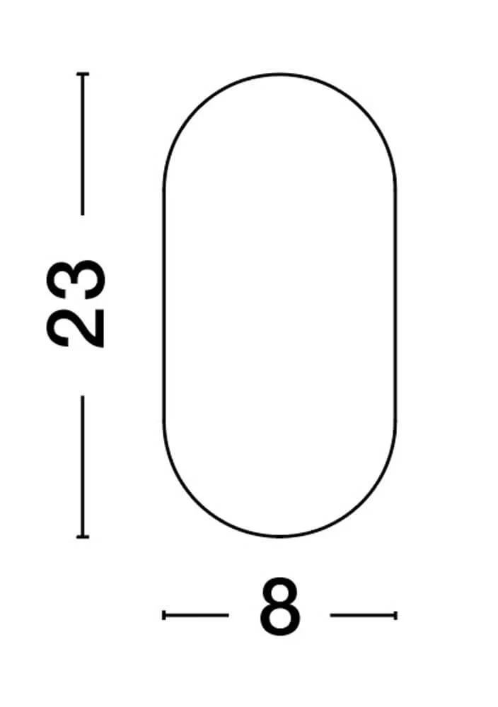 Ofir LED Außenwandleuchte 3000K Schwarz IP54