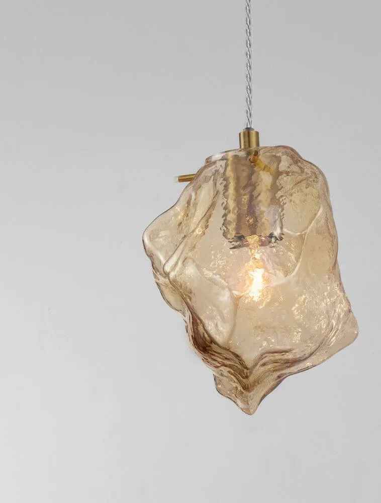 Odelle Pendelleuchte Ø 18cm Gold, Bernstein
