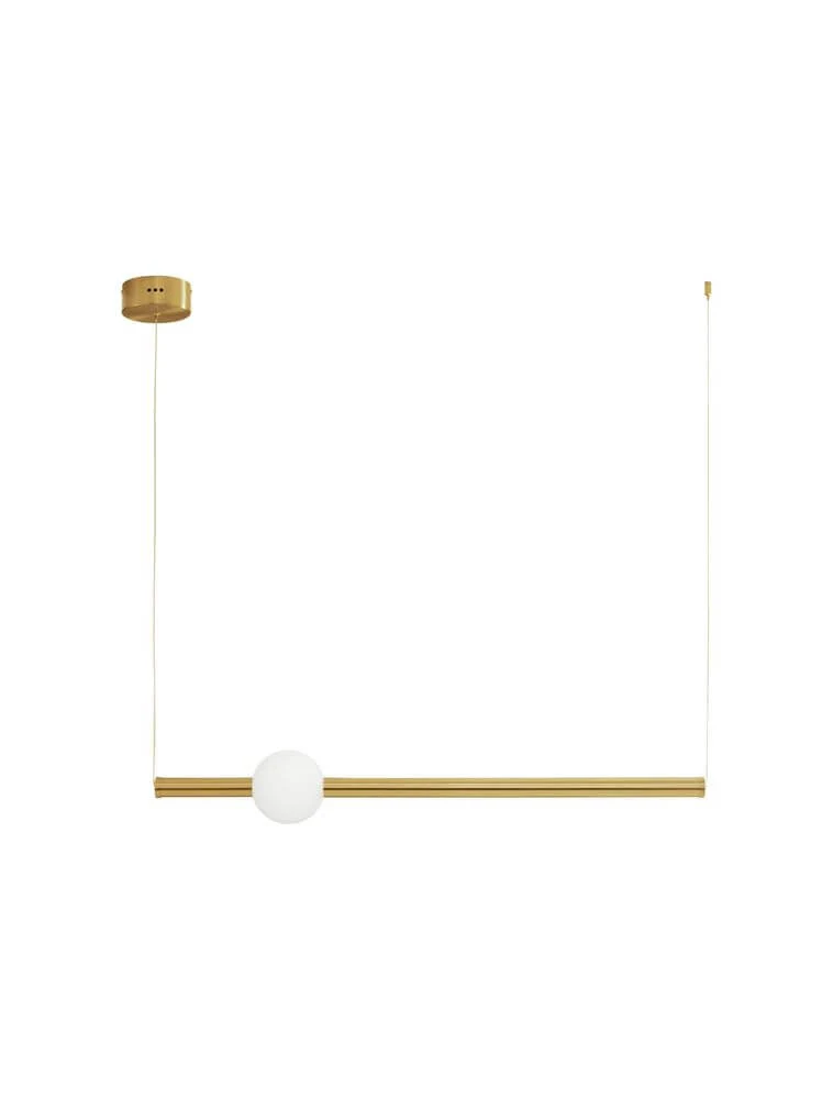 Neutron LED Pendelleuchte Horizontal 3000K Gold