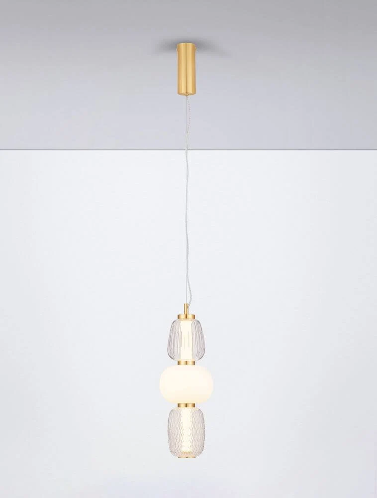 Movil Pendelleuchte 3-flammig Ø 17cm 3000K Gold