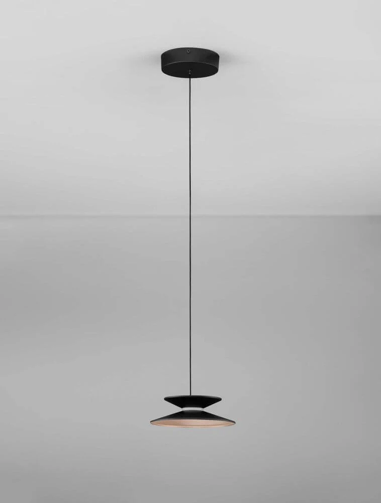 Morfi Pendelleuchte Ø 20cm 3000K Schwarz, Gold