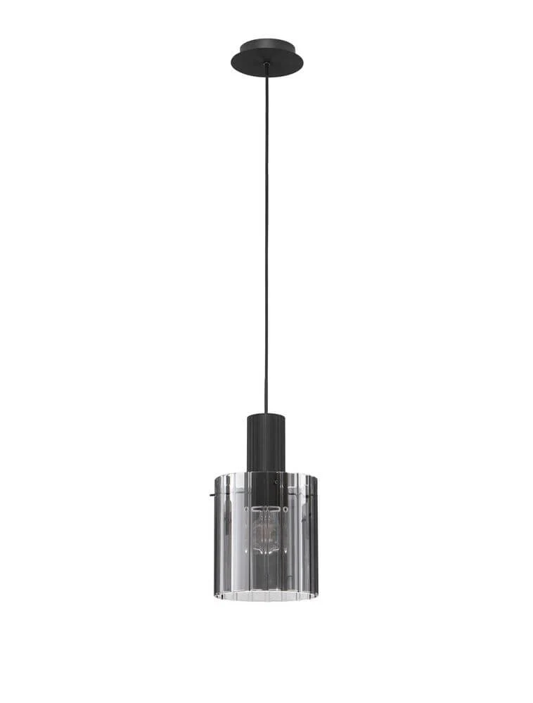 Mirbi Pendelleuchte Ø 18cm Schwarz, Rauch