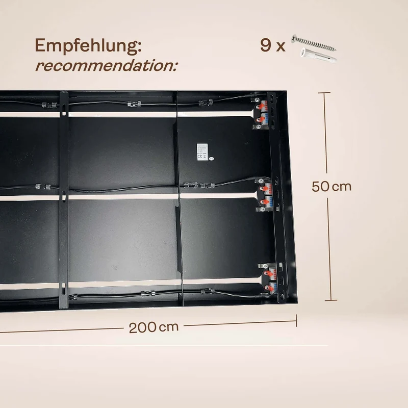 s.luce Belluna Esstisch-Hängeleuchte 8-flammig 200cm