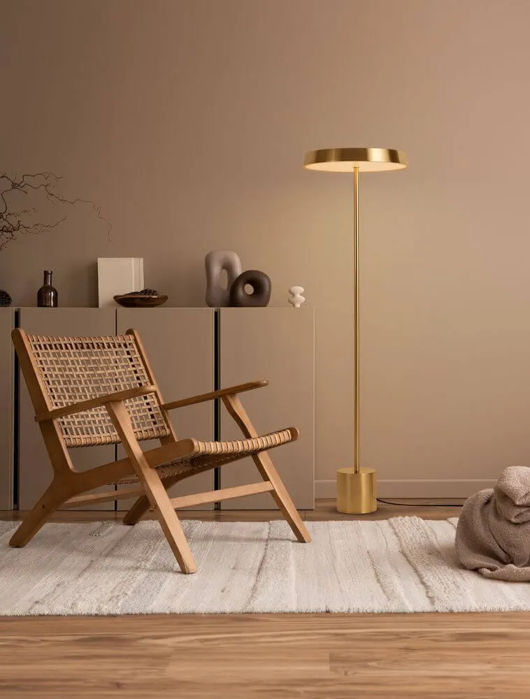 Vetro LED Stehlampe H 136cm Ø 40cm 3000K