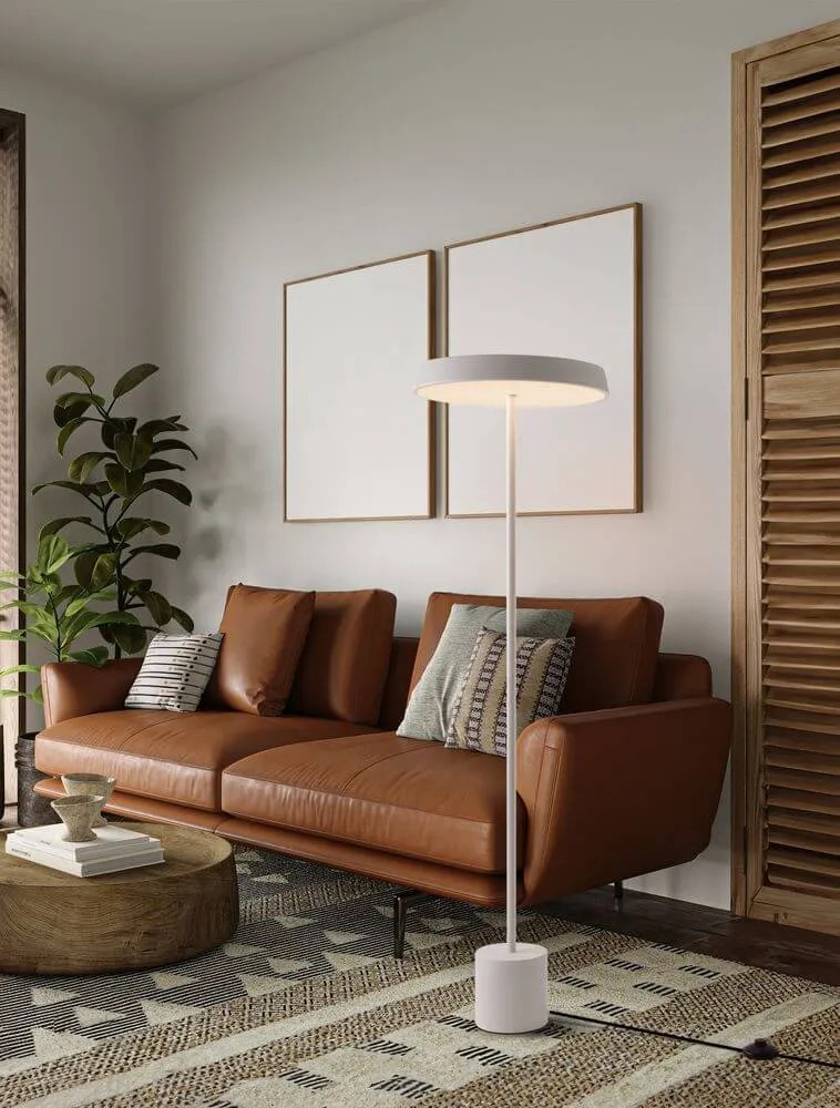Vetro LED Stehlampe H 136cm Ø 40cm 3000K