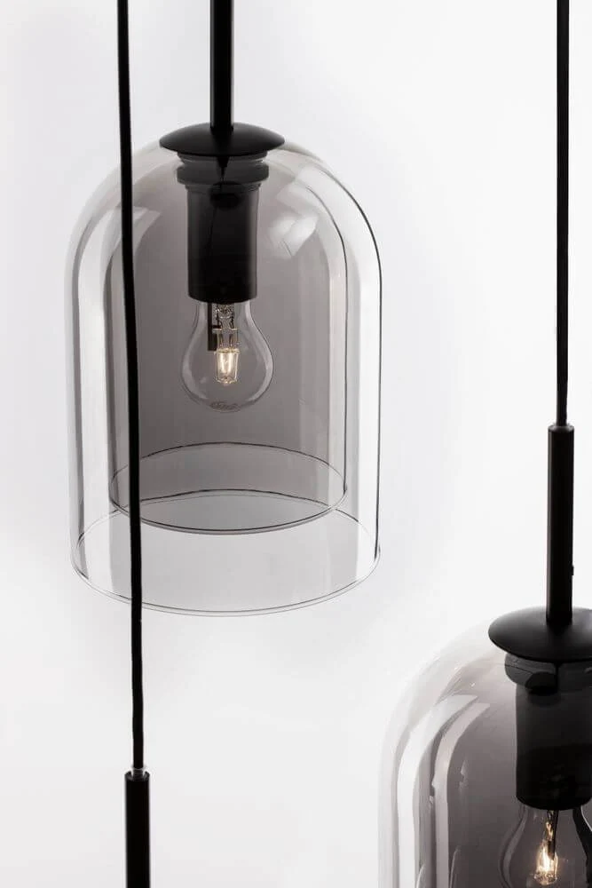 Velor Pendelleuchte E27 3-flammig Ø 30cm