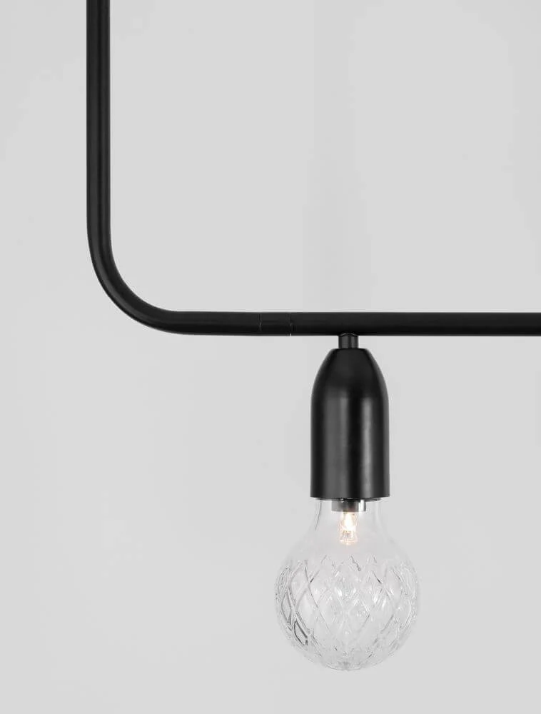Veda Pendelleuchte 128cm G9 Horizontal 5-flammig