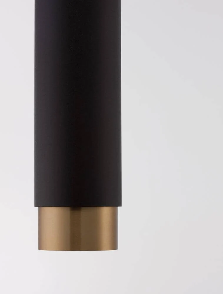 Pongo Pendelleuchte Cover Oben Ø 5,9cm Schwarz, Gold