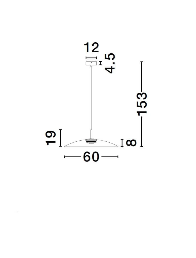 Polifemo LED Pendelleuchte Ø 40cm 3000K