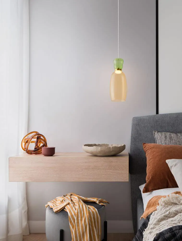 Pluma LED Pendelleuchte Ø 15cm 3000K Mehrfarbig