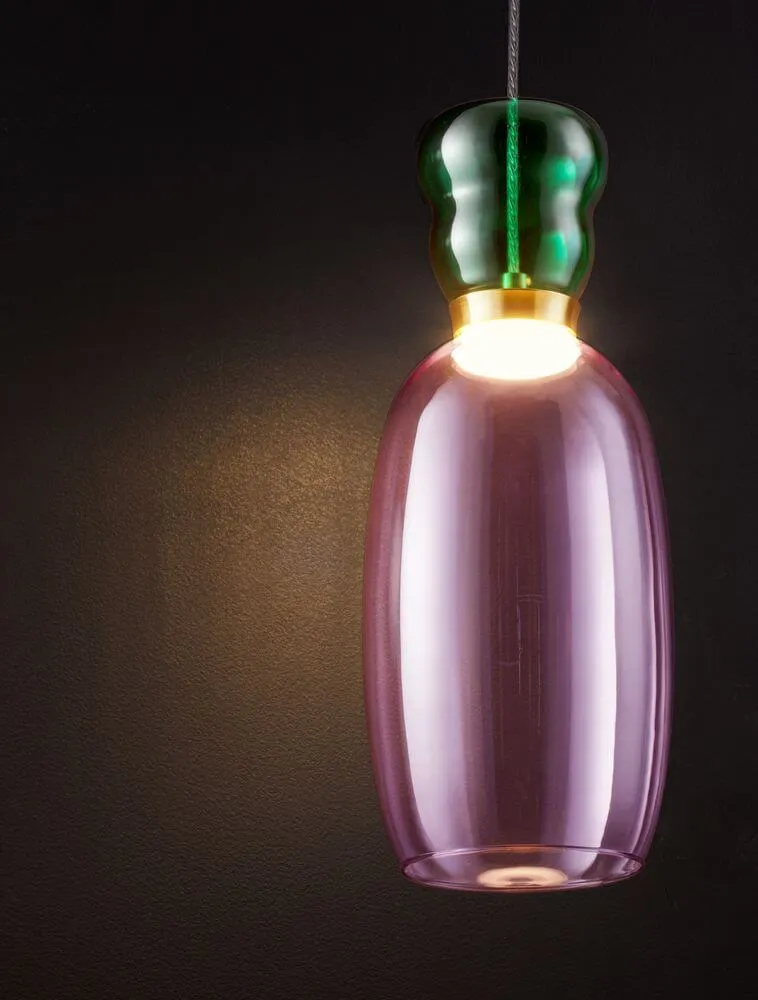 Pluma LED Pendelleuchte Ø 15cm 3000K Mehrfarbig