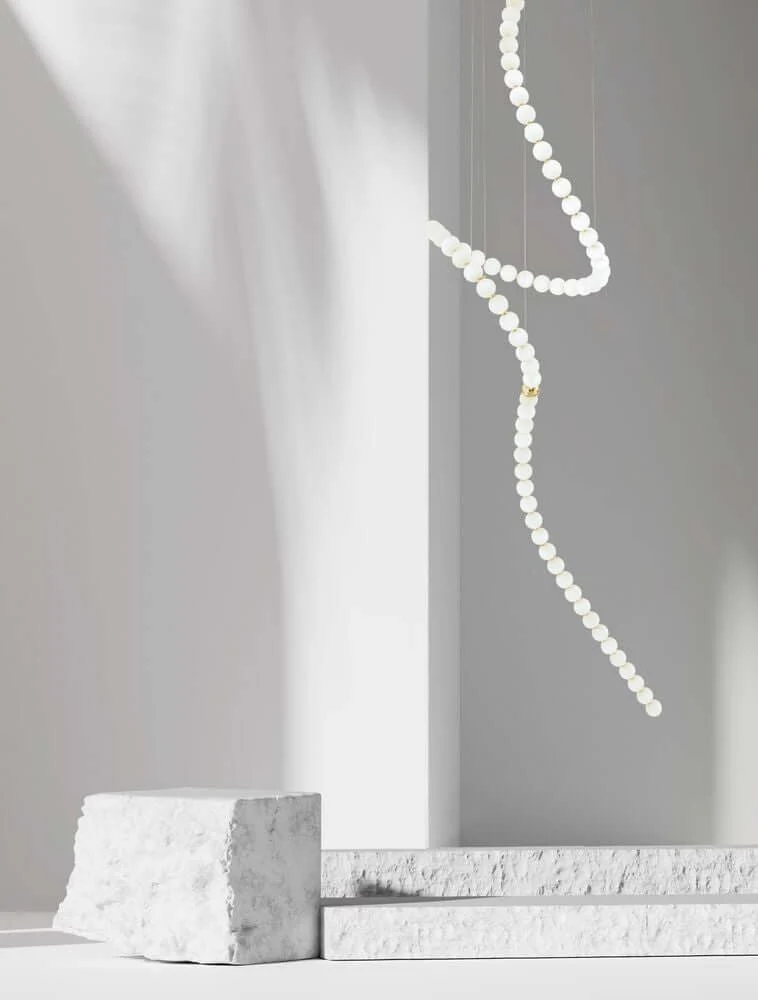 Perla LED Pendelleuchte 67-flammig Ø 79cm 3000K