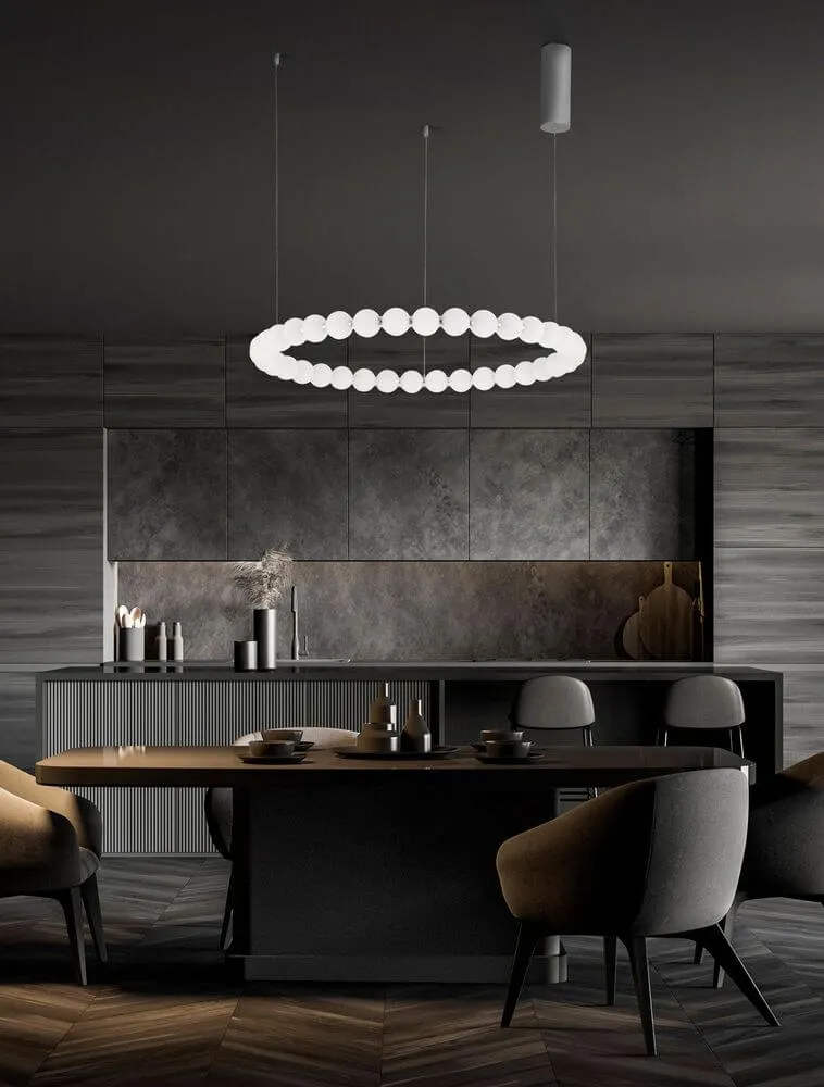 Perla LED Pendelleuchte 36-flammig Ø 80cm 3000K