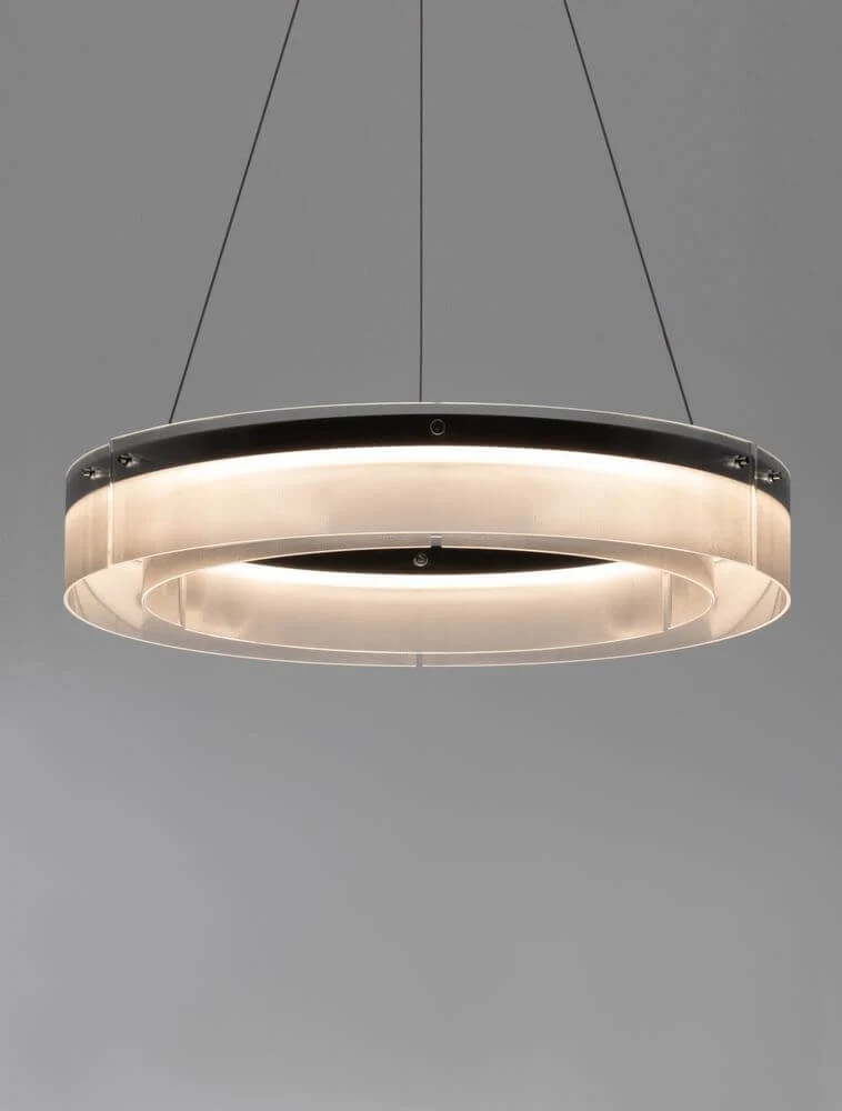 Pauline LED Pendelleuchte 3000K Schwarz