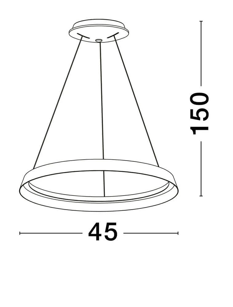 Ormi Pendelleuchte Ø 45cm 2700, 3000K