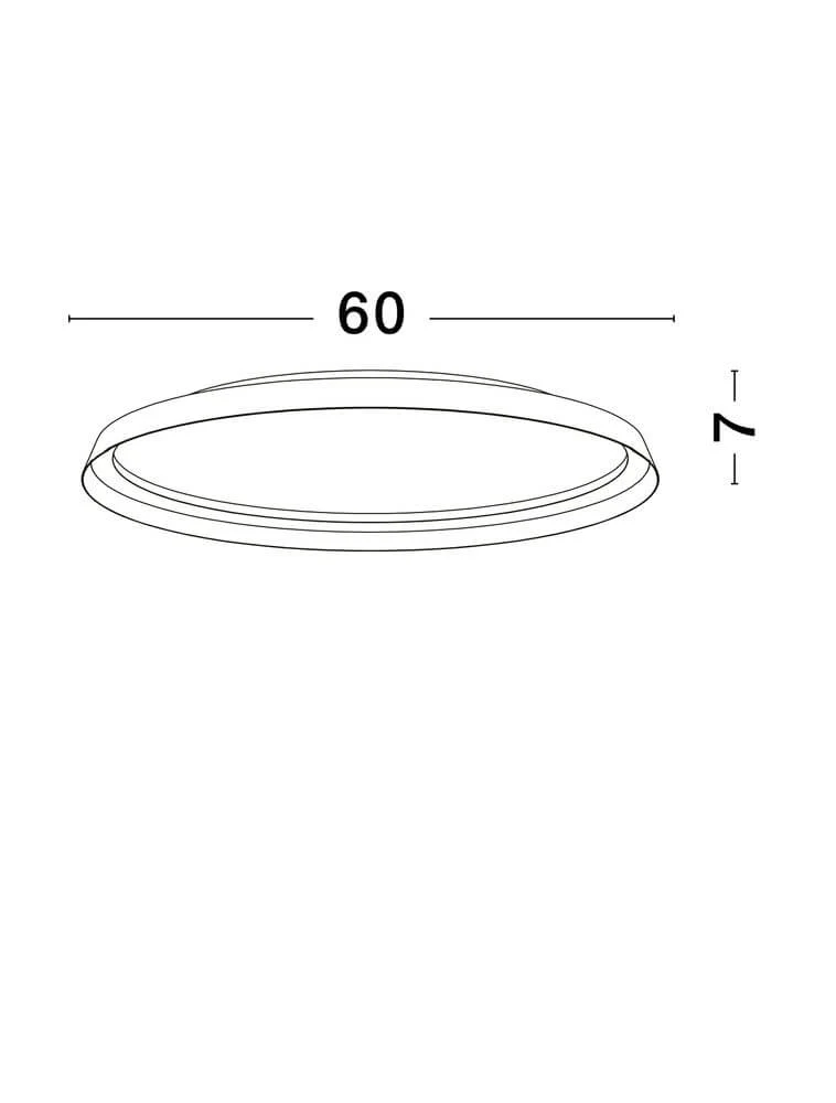 Ormi Deckenleuchte Ø 60cm 2700, 4000K