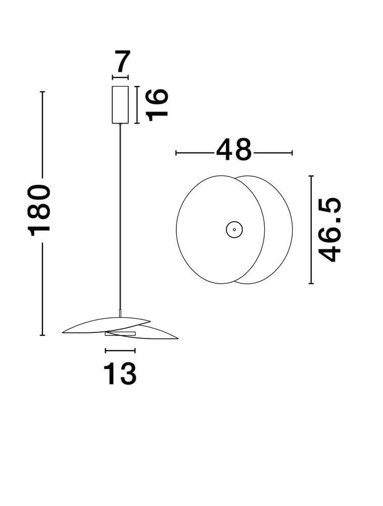 Olea LED Pendelleuchte Ø 35cm 3000K