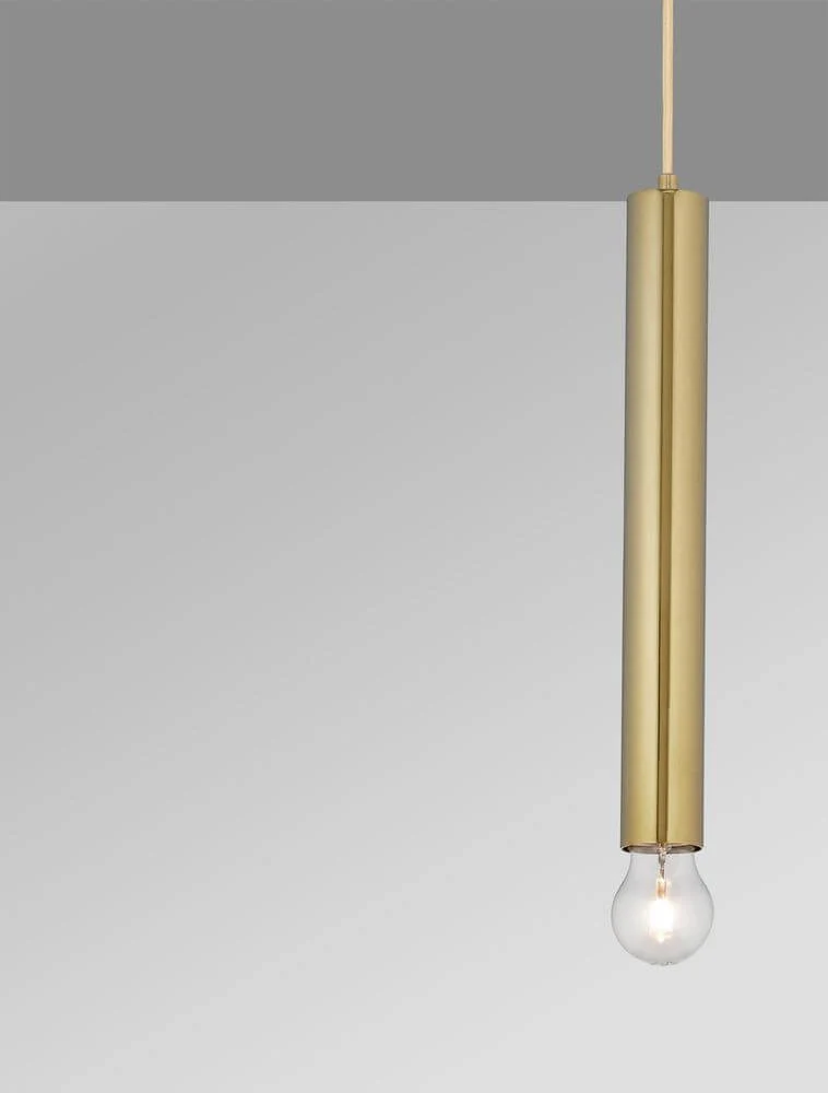 Norway Pendelleuchte E27 Ø 4,5cm Gold