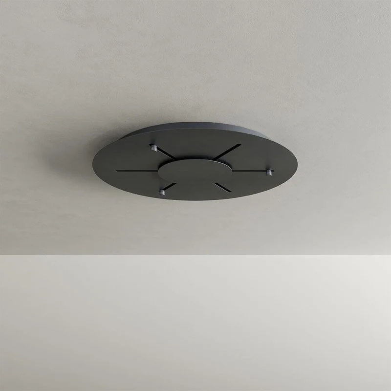 s.luce Velo Galerie-Hängelampe 5-flammig Ø 60cm Baldachin Ø 25cm