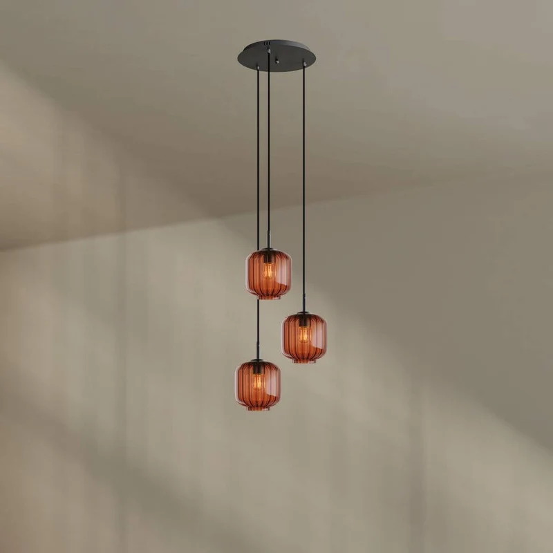 s.luce Velo 3-flammige Galerieleuchte Ø 40cm Baldachin Ø 20cm