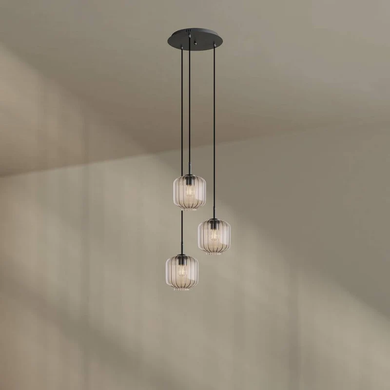 s.luce Velo 3-flammige Galerieleuchte Ø 40cm Baldachin Ø 20cm