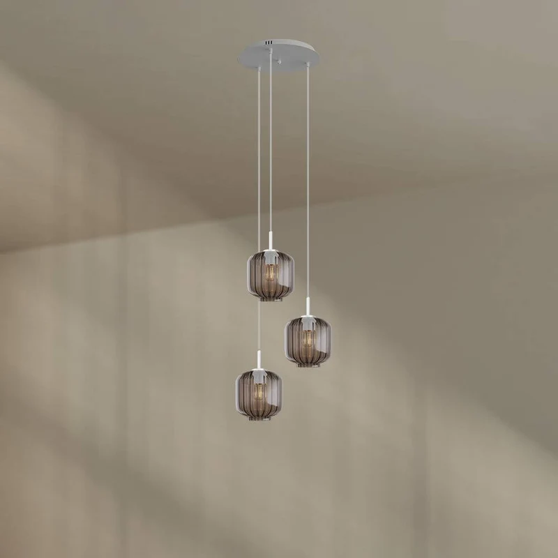 s.luce Velo 3-flammige Galerieleuchte Ø 40cm Baldachin Ø 20cm