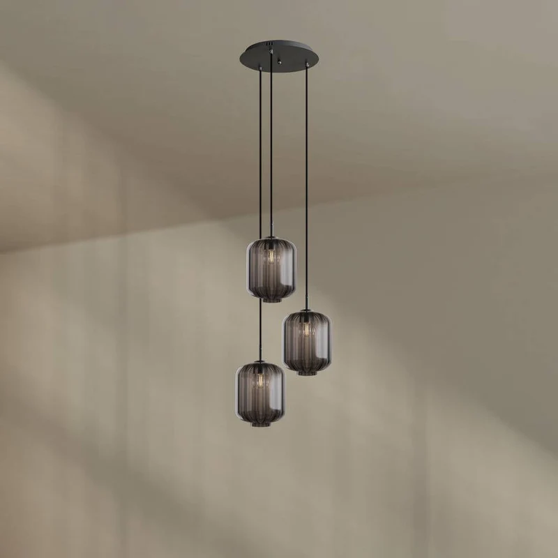 s.luce Velo 3-flammige Galerielampe Ø 40cm Baldachin Ø 25cm