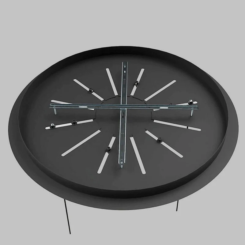 s.luce Echos Galerieleuchte 5-flammig Ø 60cm Baldachin Ø 25cm