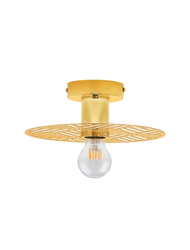 Eres Wandleuchte E27 Ø 25cm Gold