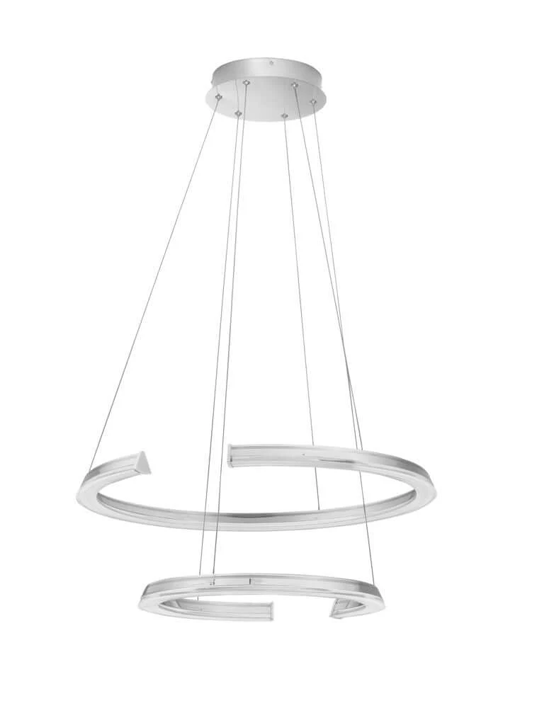 Elmo LED Pendelleuchte 2-flammig Ø 63cm 3500K Chrom