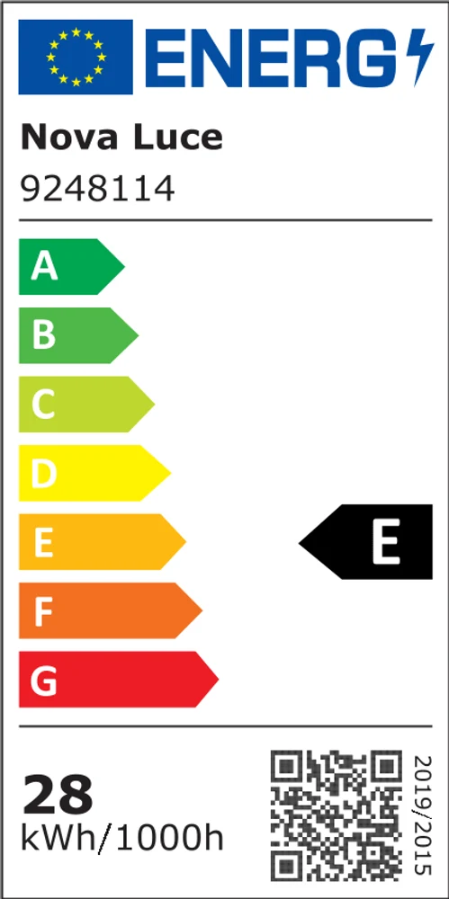 Elize LED Deckenleuchte Halbrund 2-flammig 3000K Schwarz, Gold
